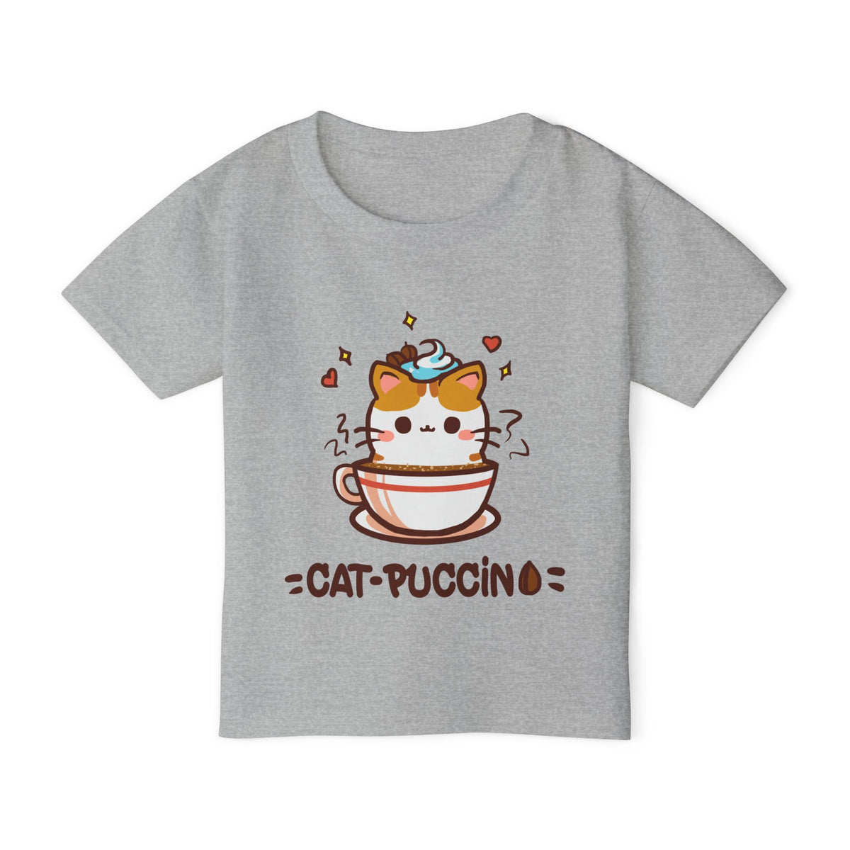 Cat-puccino -- Cute Cat & Coffee T-Shirt