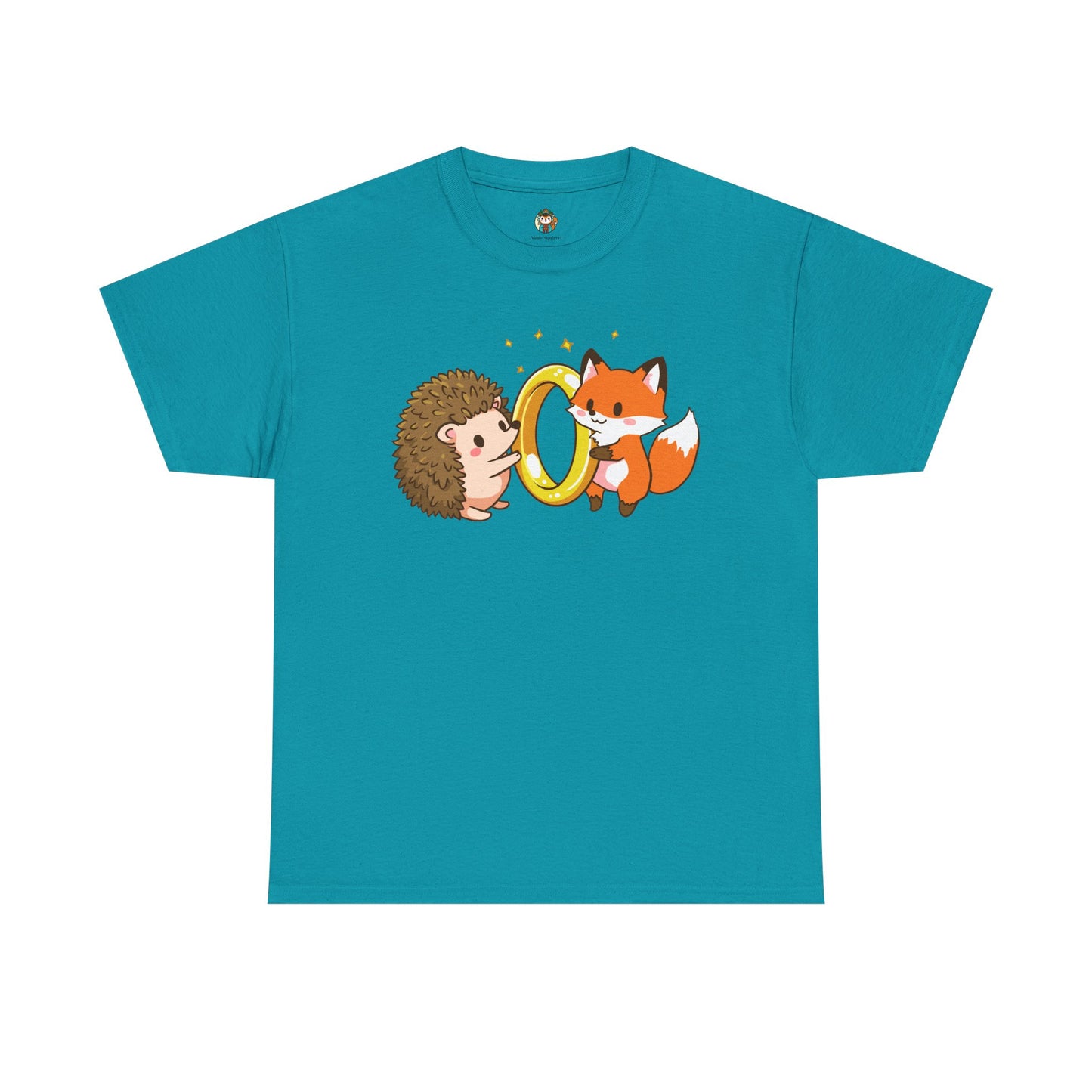 Fox and hedgehog Tee-shirt - Noble Squirrel