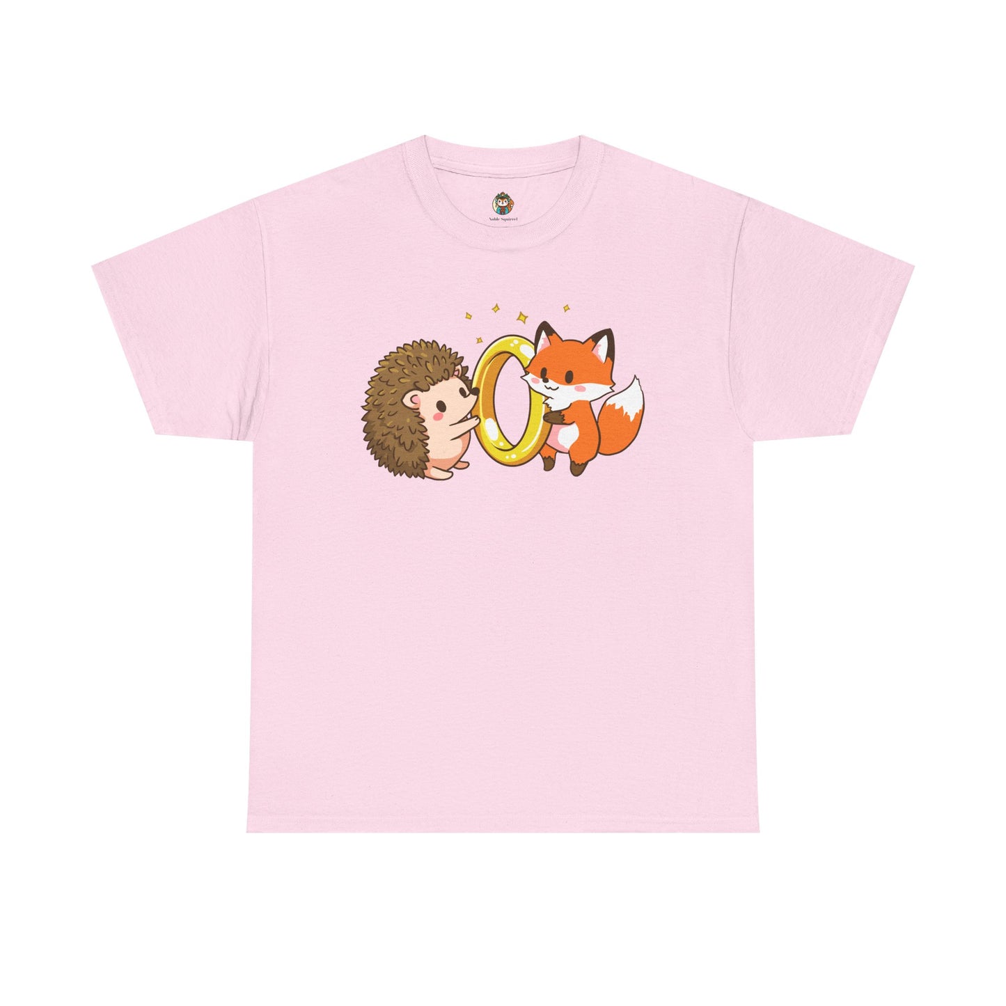Fox and hedgehog Tee-shirt - Noble Squirrel