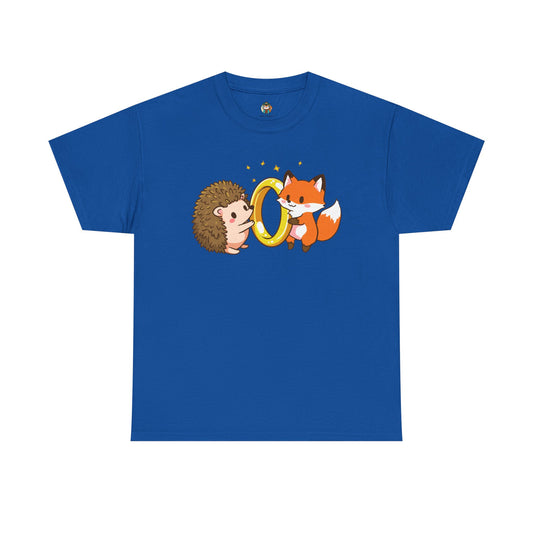 Fox and hedgehog Tee-shirt - Noble Squirrel