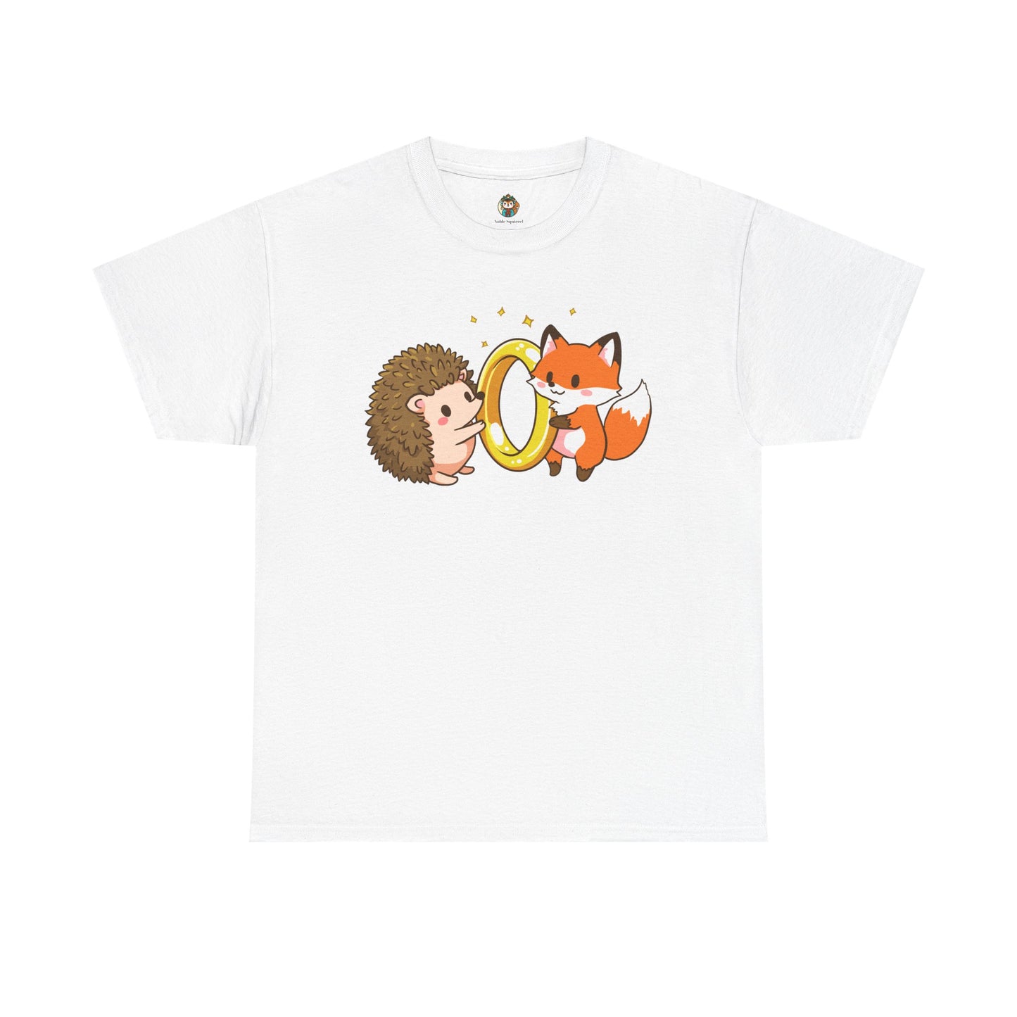Fox and hedgehog Tee-shirt - Noble Squirrel