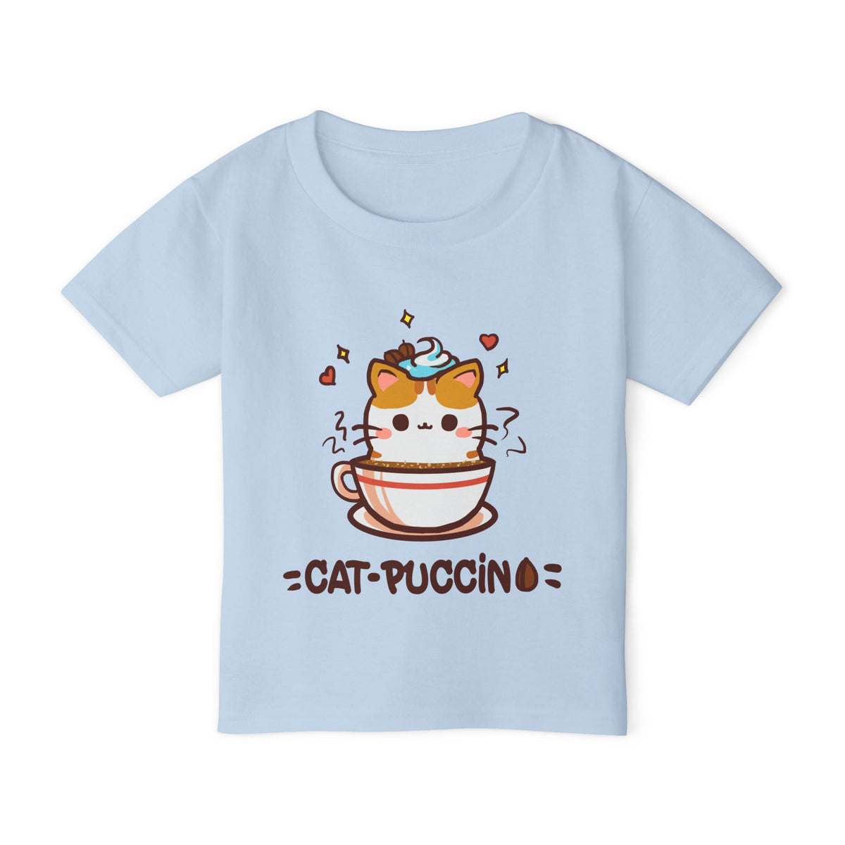 Cat-puccino -- Cute Cat & Coffee T-Shirt