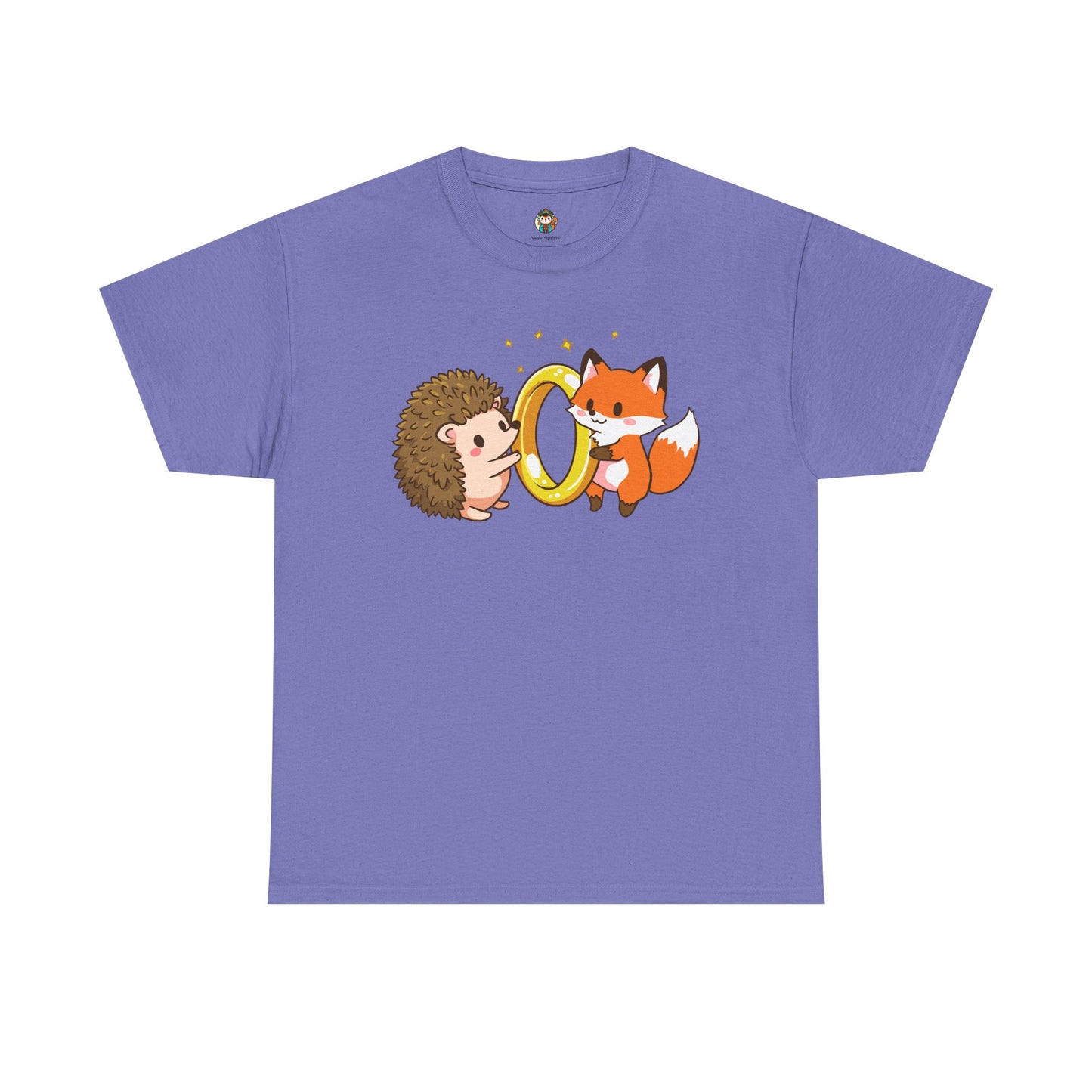 Fox and hedgehog Tee-shirt - Noble Squirrel